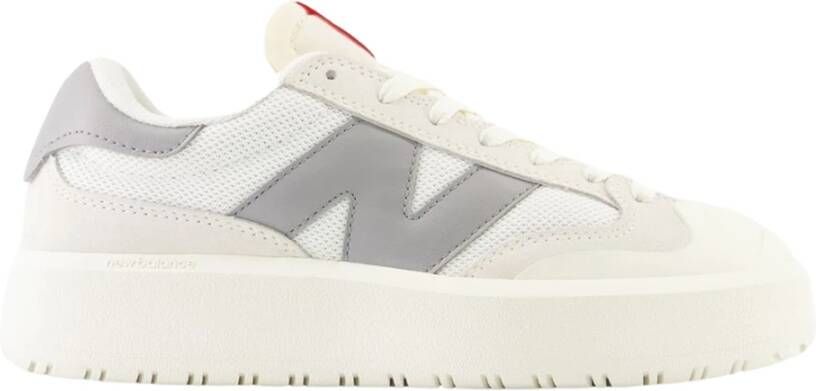 New Balance Verhoogde Middenzool Sneakers White