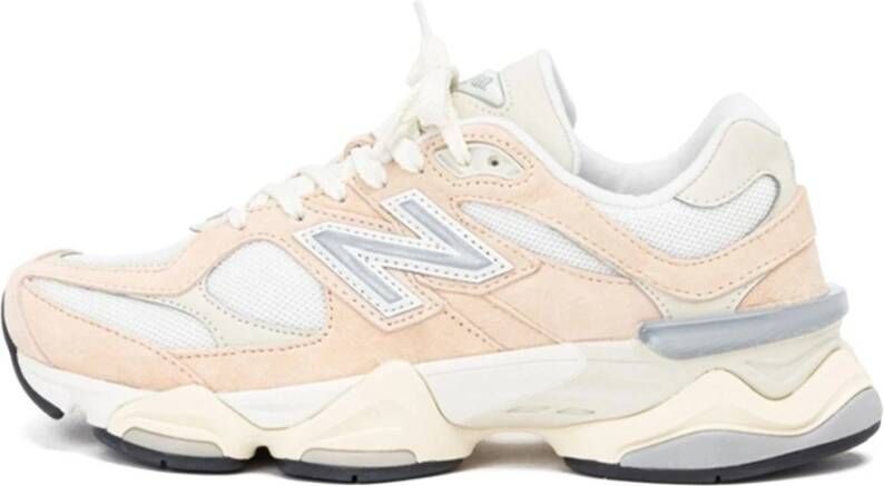 New Balance Perzikroze Sneakers Paneelontwerp Pink Dames - Foto 2