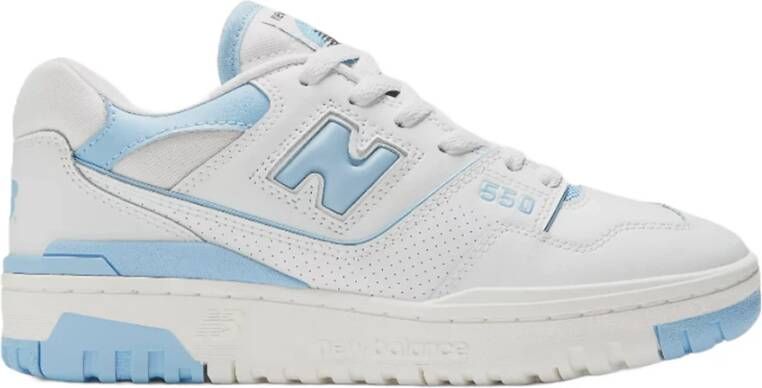 New Balance 550 Witte Universiteitsblauwe Sneakers White
