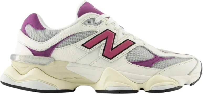 New Balance Wit Paarse Dames Sneakers 2024 White Unisex