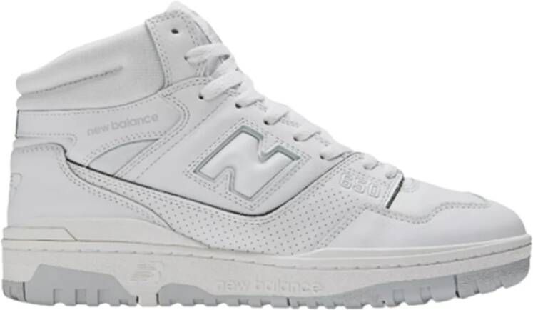 New Balance Witte Sneakers met Stoffen Voering en Rubberen Zool White - Foto 8