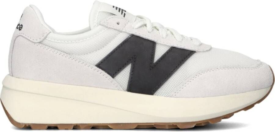 New Balance 370 Sneakers Dames Wit Leer