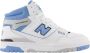 New Balance Witte en Blauwe 650 Schoen Blauw Heren - Thumbnail 6