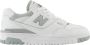 New Balance 550 Leren Sneakers met Perforaties White Dames - Thumbnail 11