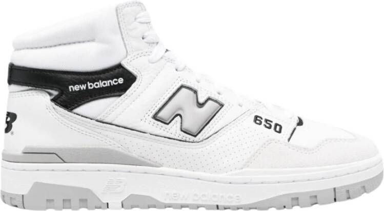 New Balance Witte Hoge Sneakers met Logo Wit Heren