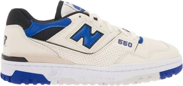 New Balance 550 Sneakers MaxiHeren Ondersteuning Gladde Afwerking Blue Heren