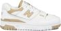New Balance Witte Leren Logo Sneakers White Dames - Thumbnail 1