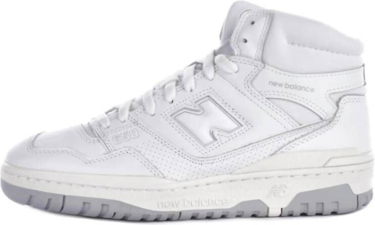 New Balance Witte Sneakers met Stoffen Voering en Rubberen Zool White - Foto 6