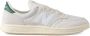New Balance Witte leren sneakers met groene accenten Beige Heren - Thumbnail 1