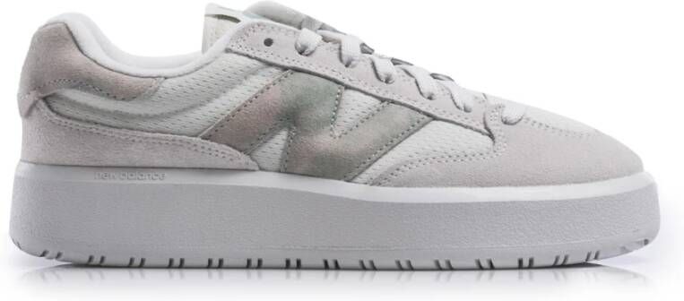 New Balance White Suede Unisex Sneakers - Foto 3