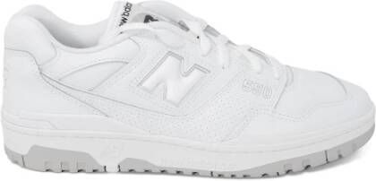 New Balance Witte Leren Veterschoenen