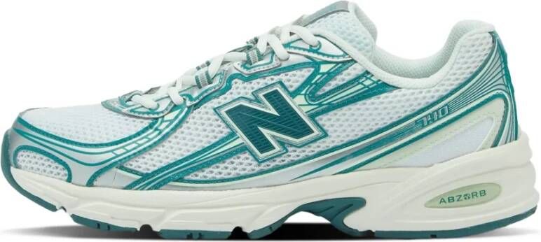 New Balance Witte Moerasgroene Sneakers 2000s Stijl