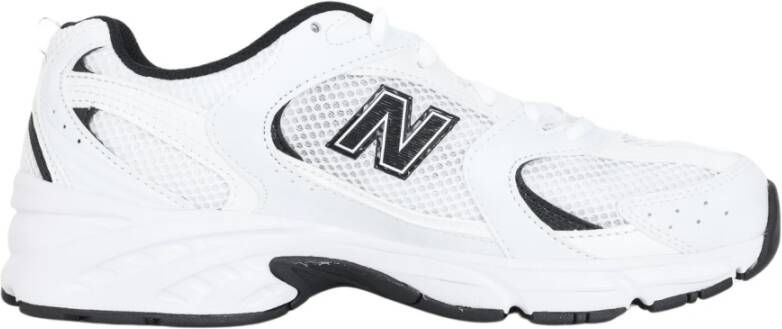New Balance Comfort Sneakers met Stoffen en Leren Bovenwerk White - Foto 3