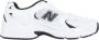 New Balance Comfort Sneakers met Stoffen en Leren Bovenwerk White - Thumbnail 3