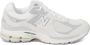 New Balance Beige Grijze Suède Lage Sneakers M2002 Multicolor Dames - Thumbnail 9