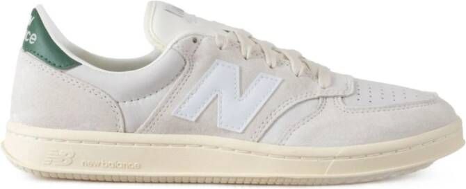 New Balance Witte Sneakers met Kalfsleer