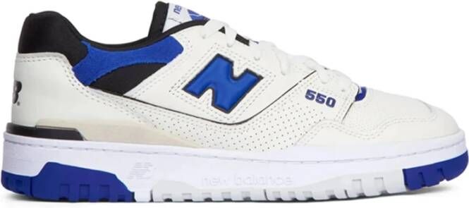 New Balance 550 Sneakers MaxiHeren Ondersteuning Gladde Afwerking Blue Heren