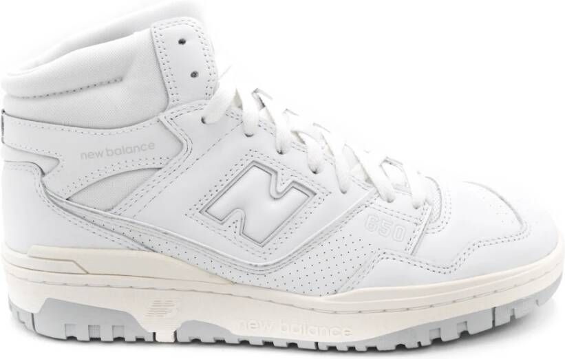 New Balance Witte Sneakers met Stoffen Voering en Rubberen Zool White - Foto 3
