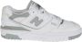 New Balance 550 Leren Sneakers met Perforaties White Dames - Thumbnail 1