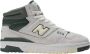 New Balance 650 Basketbal-geïnspireerde Suède Sneakers Multicolor Heren - Thumbnail 1