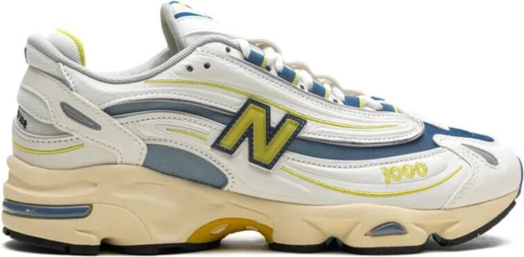 New Balance Zeezout Sneakers Blauwe Reiger Logo