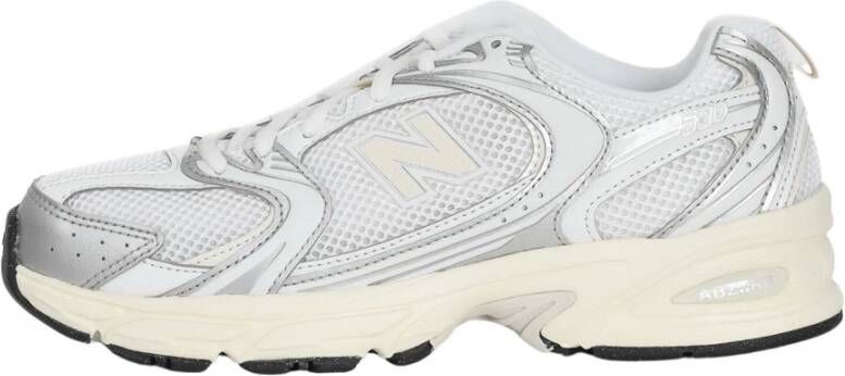 New Balance 530 Schoenen Zilver Maat: 44.5 Textil Synthetisch Foot Locker
