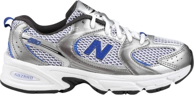 New Balance Zilveren Mesh Sneakers met Abzorb Technologie