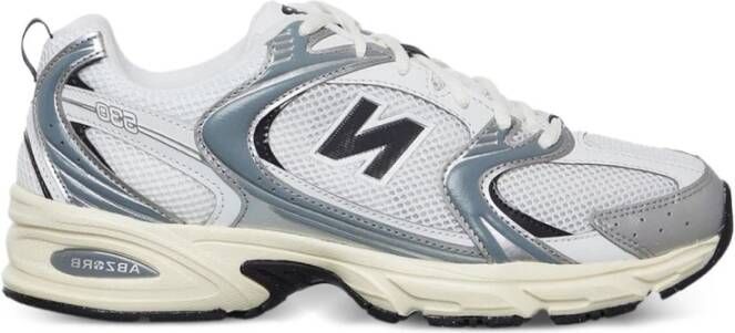 New Balance Zilveren Mesh Sneakers Unisex