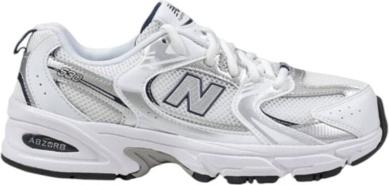 New Balance Zilveren Vetersneakers voor Vrouwen Gray Dames
