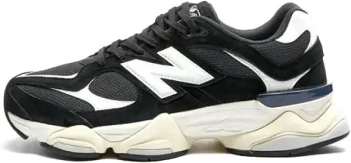 New Balance Zwart Wit Sportieve Sneakers 9060 Model