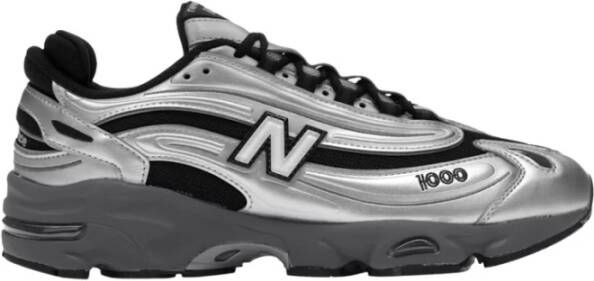 New Balance Lage Sneakers 1000 Black Silver Metallic - Foto 1