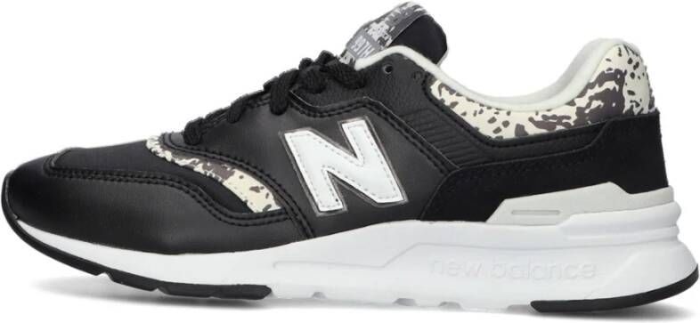 New Balance Cw997 Lage sneakers Leren Sneaker Dames Zwart + - Foto 4