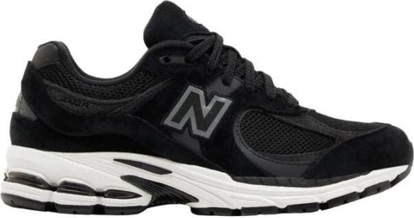 New Balance Zwarte Gunmetal Sneakers Stijl 2002R