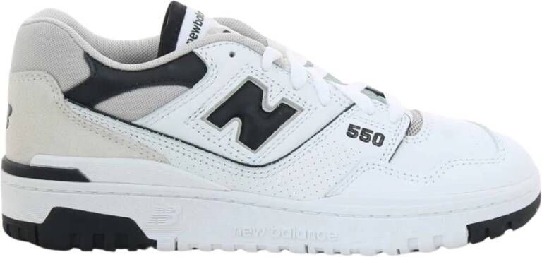 New Balance 550 Unisex Schoenen Wit Maat: 37.5 Leer Foot Locker