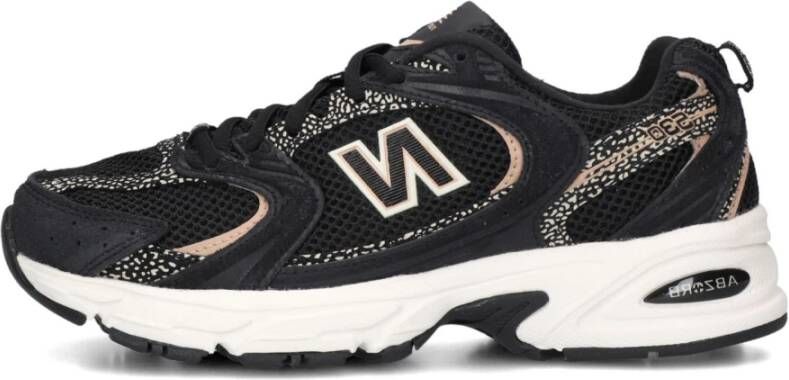 New Balance Zwarte Lage Sneakers Dames U530 D