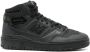 New Balance Zwarte Leren High-Top Sneakers Black Heren - Thumbnail 1