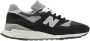New Balance Zwarte platte schoenen 998 Made in USA Black Heren - Thumbnail 1