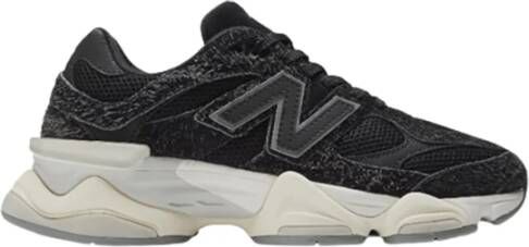 New Balance Zwarte Sneakers met Stoffen Voering en Rubberen Zool Zwart Heren