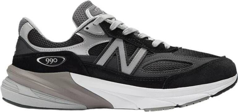 New Balance Zwarte sneakers met performance-geïnspireerd design Zwart Heren