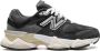 New Balance Zwarte Sneakers Aanbevolen Logo Suède Canvas Rubberen Zool Black - Thumbnail 2