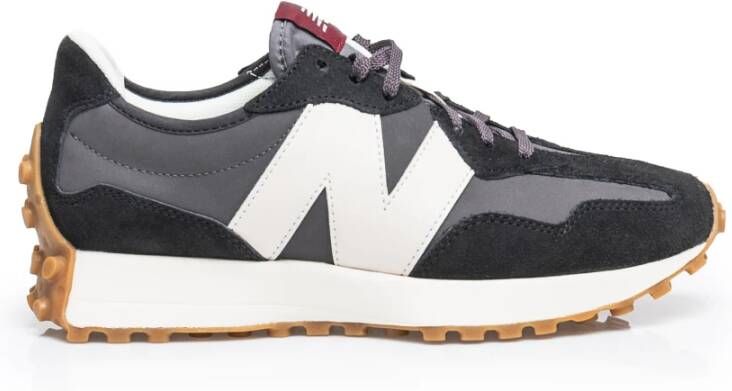 New Balance Zwarte Suède Sneakers Damesstijl Black Dames