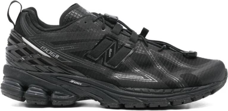 New Balance Zwarte Veterschoenen Gebeeldhouwde Middenzool - Foto 2