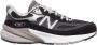 New Balance Zwarte Sneakers Suède Rubberen Zool Canvas Black Dames - Thumbnail 1