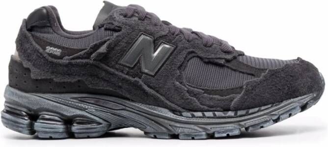 New Balance Zwarte Zijde & Nylon Unisex Sneakers