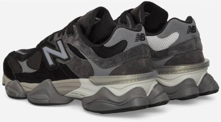 New Balance Moderne en comfortabele zwarte en Castlerock sneakers Black Heren