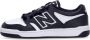 New Balance Zwart Wit Streetwear Sneakers Black Heren - Thumbnail 1