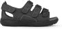 New Feet Flat Sandals Black Heren - Thumbnail 1