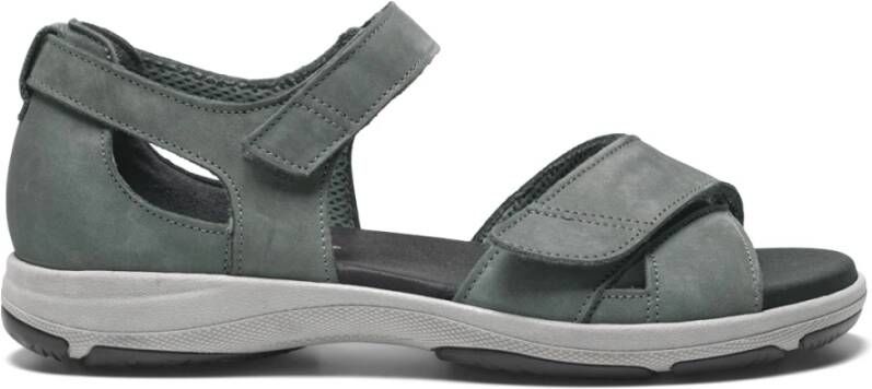 New Feet Platte sandalen Groen Dames
