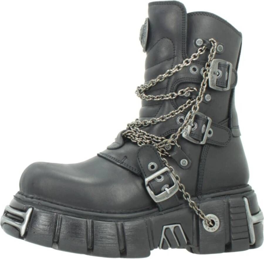 New Rock Metallic Enkellaarzen