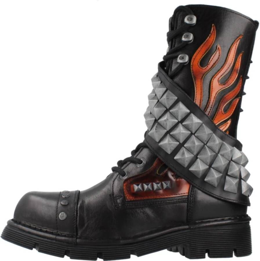 New Rock Metallic Veterschoenen